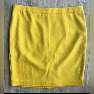 Cabi Mustard Pencil Skirt size 14